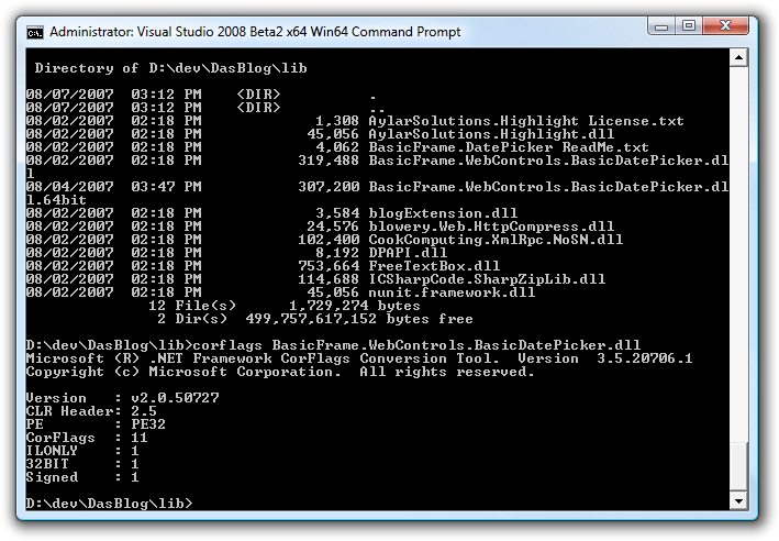 corflags tool
